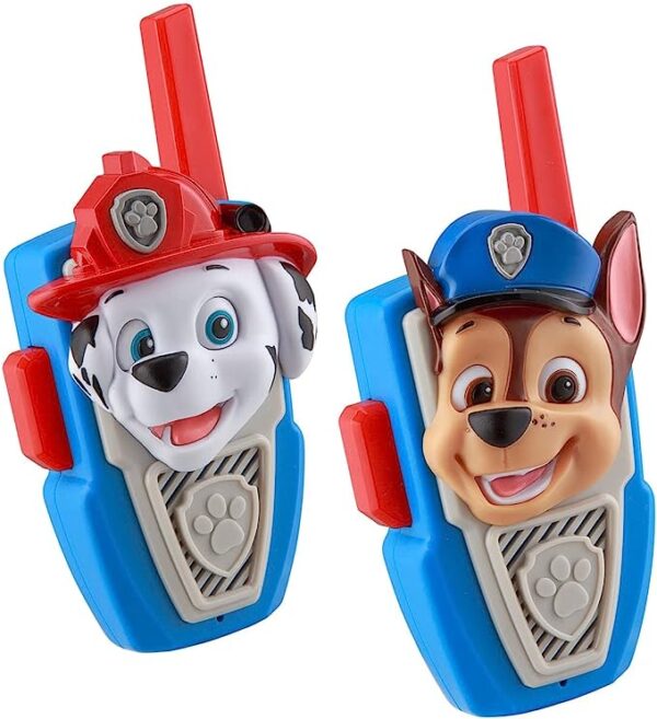 New PAW Patrol Walkie Talkies - Set of 2 Kids Walkie Talkies Chase and Marshall – Excellent Walkie Talkies for Toddlers
