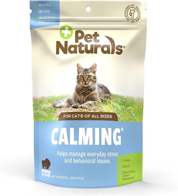 Pet Naturals Calming for Cats Chicken Flavor 30 Soft Chews