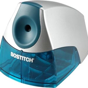 Bostitch Personal Electric Pencil Sharpener - HHC Cutter Tech, Stall-Free Motor, High Capacity Tray, 7yr Warranty (EPS4-BLUE)